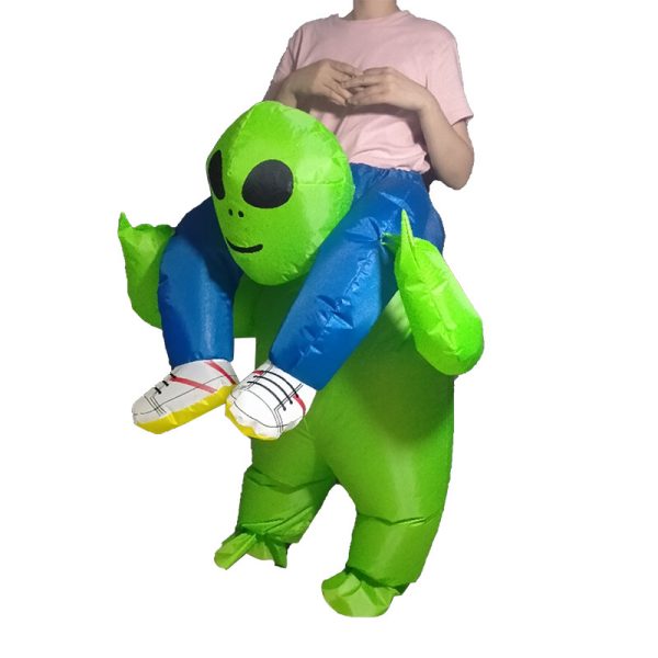 Halloween Inflatable Alien Costume Halloween Blow up Costumes for Adult Kids Cosplay
