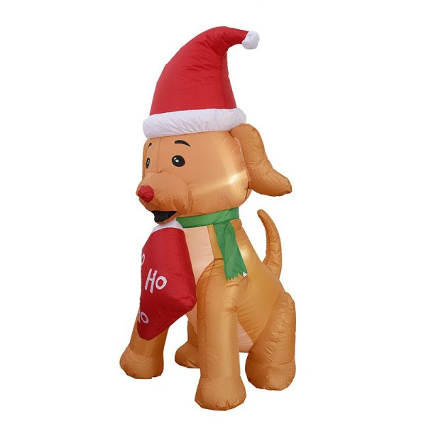 Christmas Dog Inflatable Decoration