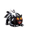 Halloween Inflatable Black Cat Decorations 6FT