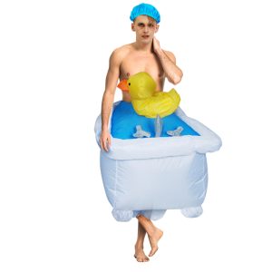 Bathtub Inflatable Costume Cosplay Thanksgiving Christma For Woman Adult Party Festival Stage Performance Funny Costumes