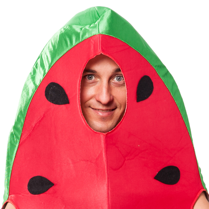 Adult Watermelon Costume Men Women Halloween Couple Vegetable Fruit Cosplay Outfits