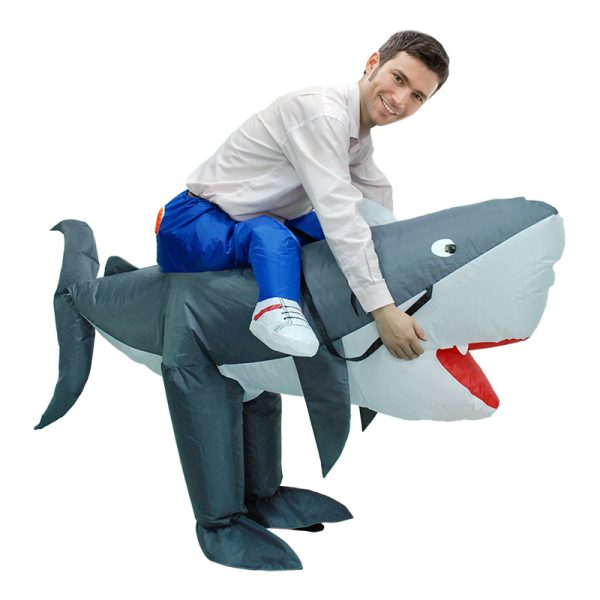 Shark Fancy Dress Inflatable Costume
