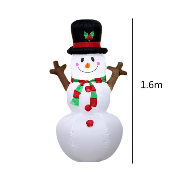 Tree Branch Snowman Inflatable Decoration