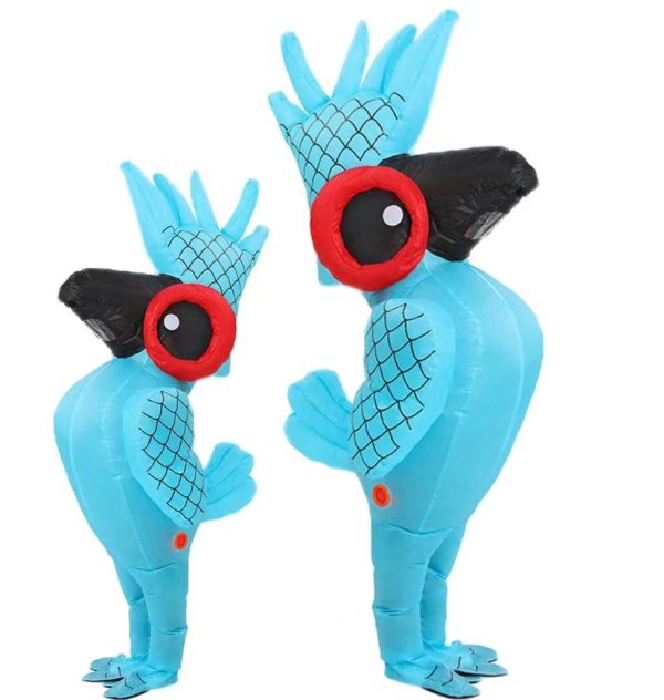 Blue Parrot Inflatable Costume