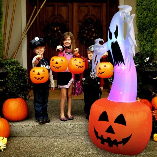 Pumpkin Ghost Inflatable Decoration