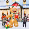Gingerbread Man Inflatable Decoration