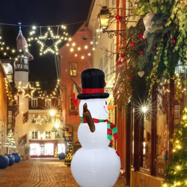 Tree Branch Snowman Inflatable Decoration