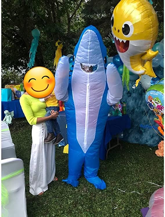 IHGYT Inflatable Shark Costume 4