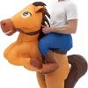IRETG Inflatable Costume for Adults Halloween Funny Blow Up Animal Costume4