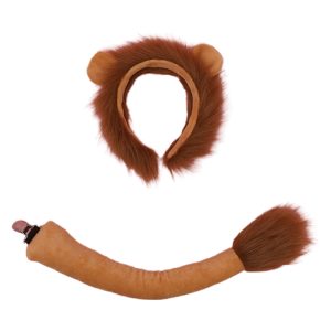 Lion Ears and Tail Set Headband