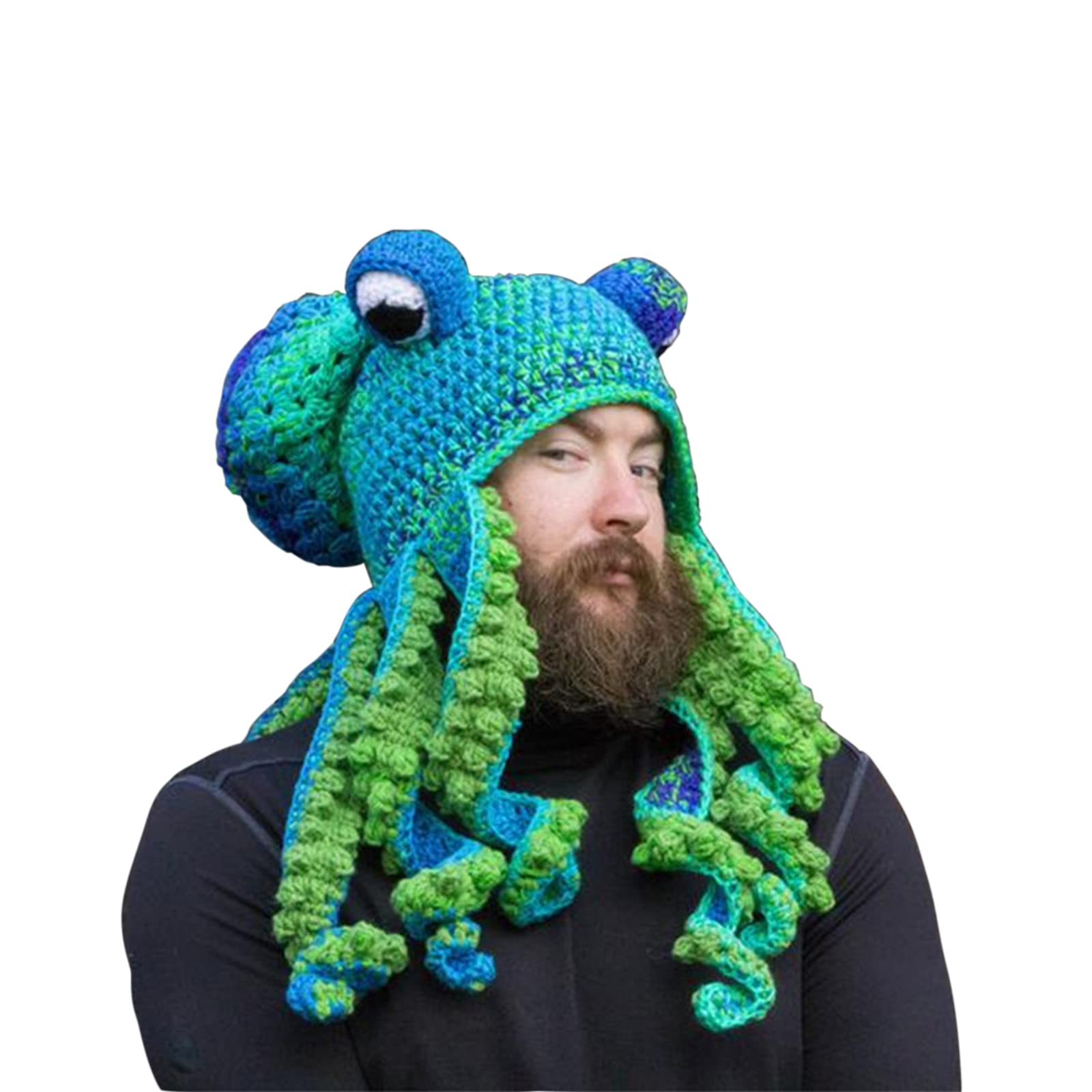 Knitted Pot Belly Octopus Squid Hat