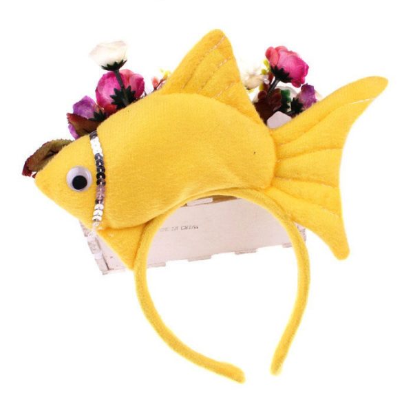 Plush Little Fish Head Headbands