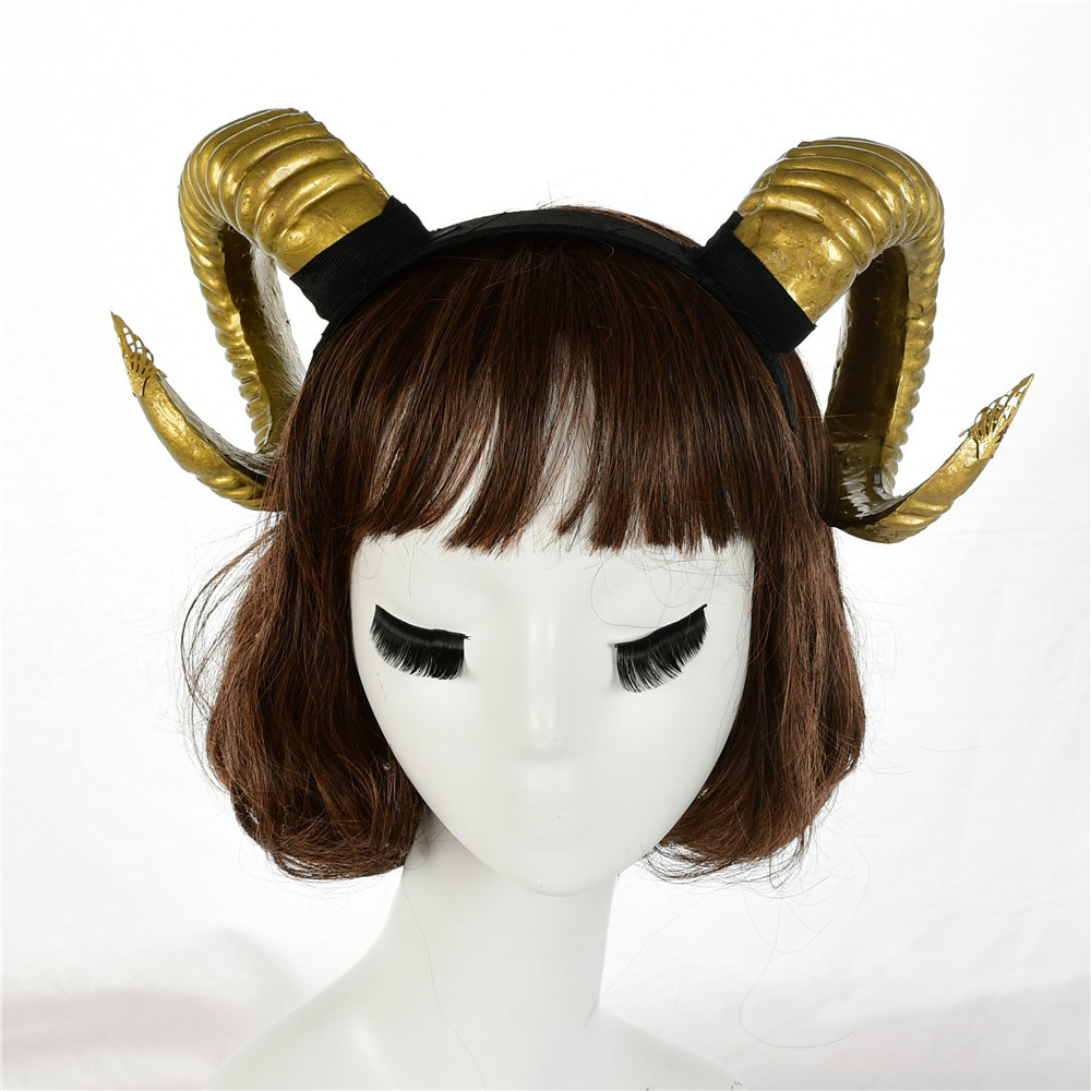 Gothic Sheep Horn Punk Headband