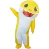 Adult Inflatable Shark Costume - Full Body Blow-Up Party Costume for Halloween Cosplay