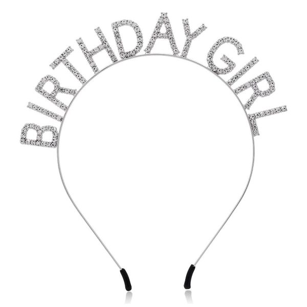 Shining Rhinestone Crowns Birthday Girl Headband