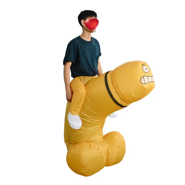 Adult Funny Inflatable Big Bird Costume - Perfect for Halloween Parties and Cosplay Performances