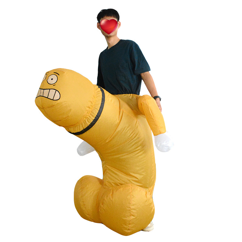 Adult Funny Inflatable Big Bird Costume - Perfect for Halloween Parties and Cosplay Performances