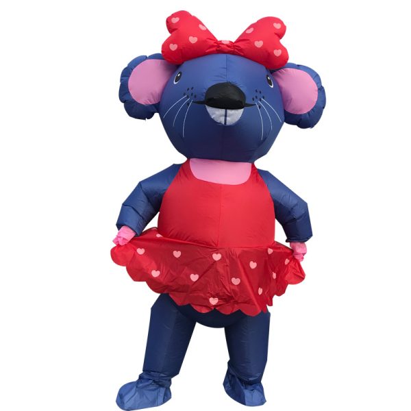TikTok Inspired Miss Mouse Cartoon Inflatable Costume - Valentine's Day, Easter Performance Outfit