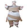 Scary Egyptian Mummy Inflatable Costume - Funny Cartoon Doll Prop