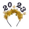 2 PCS 2023 Happy New Year Star Headband