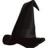 Party Satin-Soft Black Witch Hat
