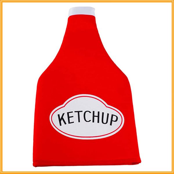 Funny Food Tigerdoe Couples Costumes Ketchup Mustard Hats