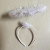 White Halo Feather Angel Headband