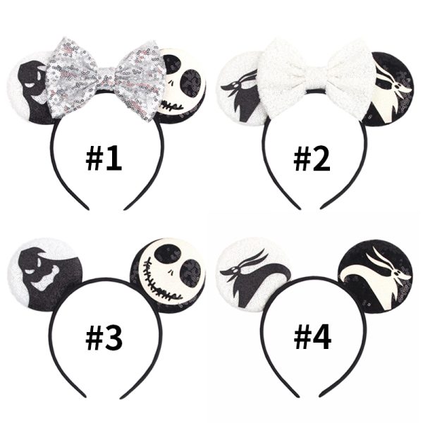 Party Sequins Bow Mouse Ears Headbands