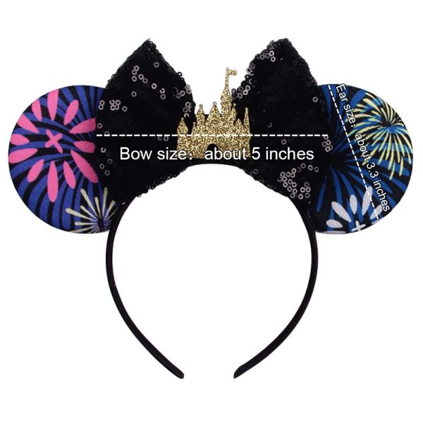 Shiny Bows Mouse Ears Headbands
