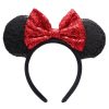 Sequin Black Mouse Ears Headband
