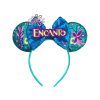 Sequin Mouse Ears Glitter Bow Headband