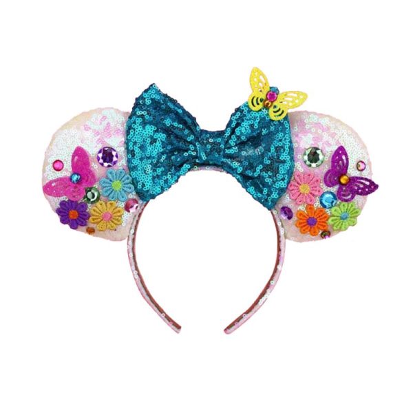 Party Glitter Butterfly Mouse Ears Headbands