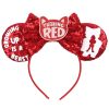 Red Cartoon Mouse Ears Headband