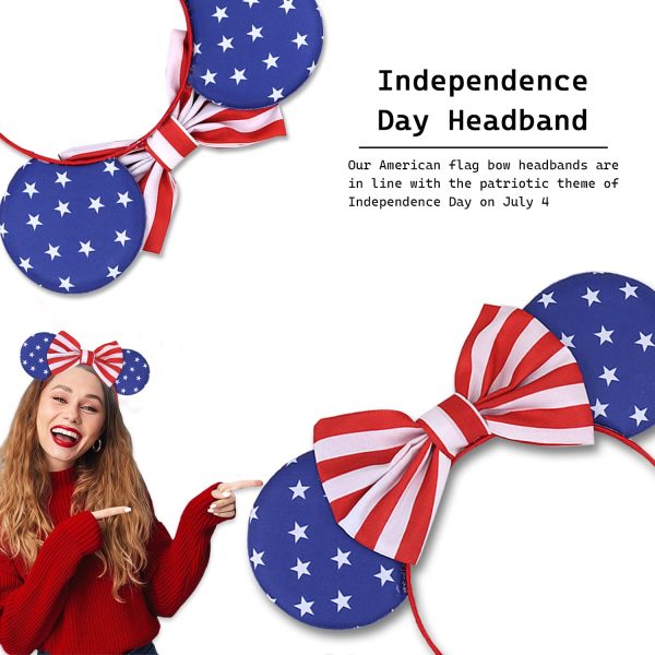 The Electric Mammoth USA Flag Inspired Mouse Ears Headband