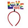 Rainbow Letter Love Wins Heart Design Gay Pride Headband