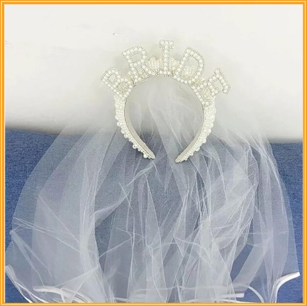 Party Pearl Bride Headband