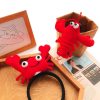 6pcs Red Crab Lobster Headbands