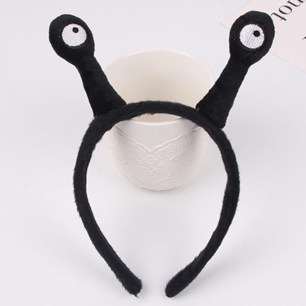 Party Black Antenna Snail headband