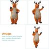 PRETYZOOM Inflatable Reindeer Costume - Funny Blow-Up Christmas Party Fat Suit | Deer Cosplay Fancy Dress Jumpsuit