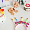Happy Birthday Banner Headband with Candles Party Accessory