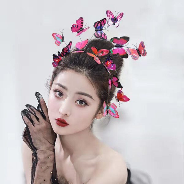Fairy Colorful Butterflies Headband