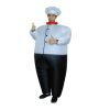 Deluxe Fat Chef Inflatable Costume - Party Dress-Up Prop for Carnival, Grand Opening, Halloween