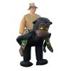 Halloween Creative Gorilla Ride-On Costume - Party Prop Inflatable Outfit for Fun Gatherings
