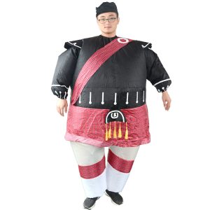 Adult Inflatable Fat Suit - Funny Cartoon Character Walking Costume for Parties, Events, & Samurai Cosplay