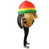 Jamaican Singer Inflatable Costume - Adult Party Toy for Events, Gatherings, & Performances