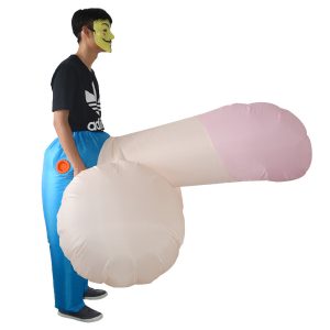 Adult Inflatable Big Bird Costume - Hilarious Party Dress-Up Prop