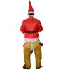 Halloween Christmas Inflatable Costume - Santa Claus & Reindeer Funny Party Outfit for Holiday Celebrations & Performances
