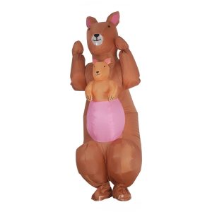 Deluxe Kangaroo Inflatable Costume - Fun Dress-up Outfit for Halloween, Parties, Birthdays, and Cosplay