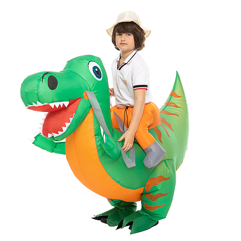 Cute Dinosaur Inflatable Costume - Funny Halloween Party Outfit