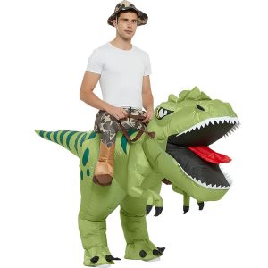 Dinosaur Inflatable Costume - Tyrannosaurus Rex Ride-On, Adult Size